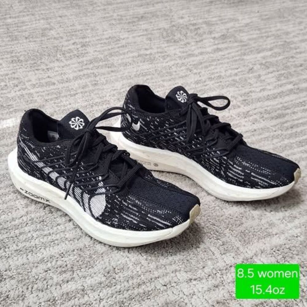 Nike womens Pegasus Turbo Next Black White DM3414-001 running shoes size 8.5
